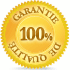 100 % Qualité garantie